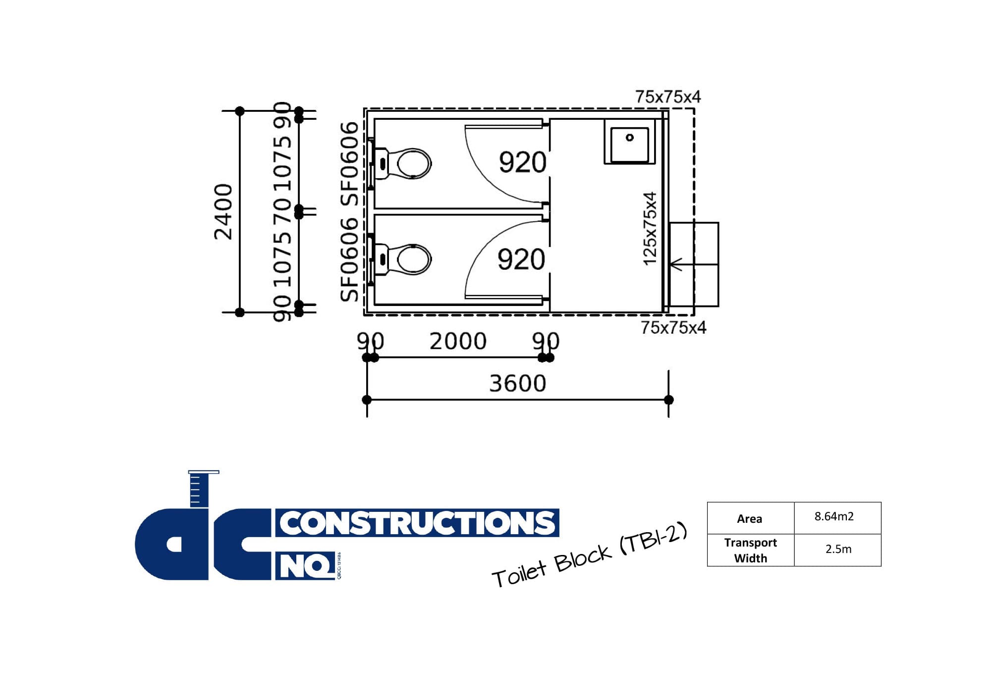 Toilet Module Floor Plan Image