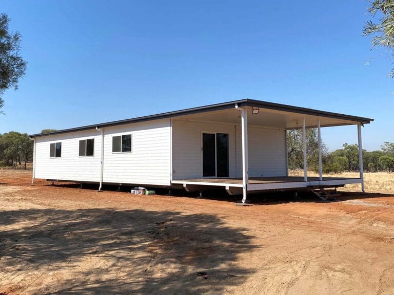 Transportable home with 4 bedrooms and 2 bathrooms